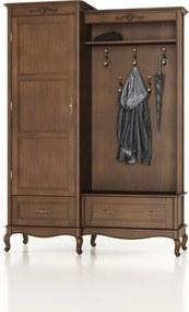 Set lemn masiv pentru Hol Seraphia, 150 × 52 × 207 cm - Vanilla