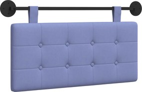 vidaXL Cap de pat suspendat Albastru Jeans 100 x 55 x 5 cm țesătură