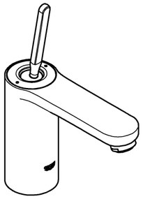 GROHE 23800000 - Baterie pentru lavoar GET, mărime M, crom lucios