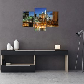 Tablou - Pod cu New York (90x60 cm)