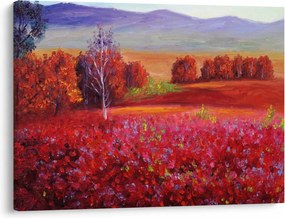 Tablou - Peisaj roșu (70x50 cm)