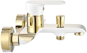 Baterie pentru cadă REA Bloom White gold