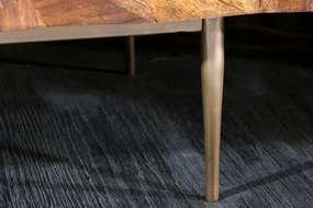 Comoda TV design industrial Stone Finish 160cm Sheesham