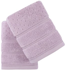 Set 2 prosoape din bumbac Foutastic Arella, 50 x 90 cm, violet
