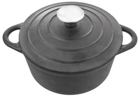 Oală cu capac din fontă 4 l adecvată pentru plita cu inducție LITINA – Orion