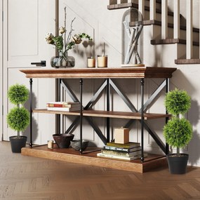 HOMCOM Set de 2 plante artificiale decorative, bile de buxus 60 cm cu ghiveci, plastic, verde | Aosom Romania