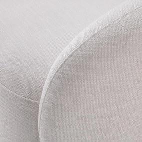 Fotoliu pivotant design elegant Brice, alb avalon 115168 HZ