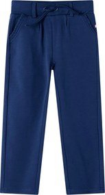 vidaXL Pantaloni pentru copii cu șnur, bleumarin, 116