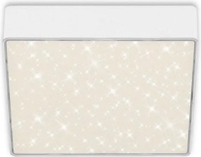 Mini Plafoniera LED alb cu efect starlight STAR SKY 15x15cm