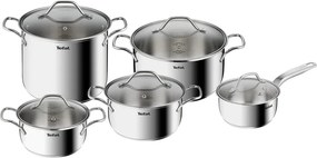 Set de vase pentru gătit 10 buc. din inox Intuition – Tefal
