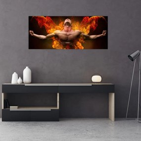 Tablou - Putera de bărbat (120x50 cm)