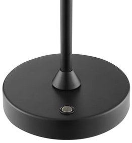 Brilliant - Lampă de masă LED tactilă, reîncărcabilă și reglabilă ELORA LED/2,5W/5V 2700K IP44, negru