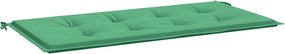 vidaXL Pernă de bancă de grădină, verde, 120x50x4 cm, textil oxford