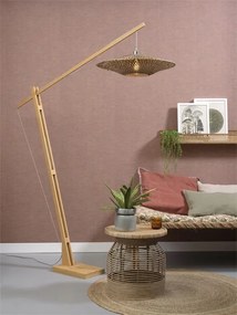 Lampadar din bambus Bali M natur, 60cm