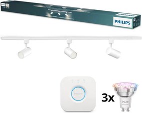 Philips - Spot LED dimabil pe șină, sistem EASYLINK HUE 3xGU10/4,7W/230V + Hue Bridge