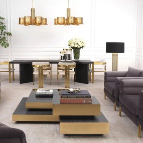 Veioza, Lampa de masa inalta design LUX Condo negru