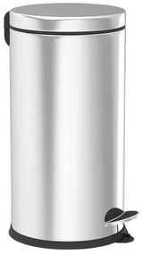 Cos de gunoi Vinoks 414400, 20 L, Pedala, Otel inoxidabil
