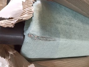 OFERTA Coltar extensibil in forma de U VENORIA 285x146 cm, verde deschis + 2 pernute GRATUITE Calitate II