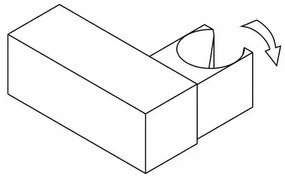 Suport dus manual Deante Square crom lucios