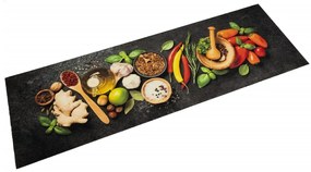 vidaXL Covor de bucătărie lavabil Spices, 60x180cm, catifea