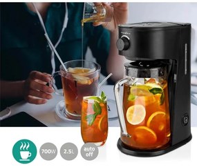 Nedis KAICM200FBK - Aparat cafea și ceai cu gheață 750W/230V