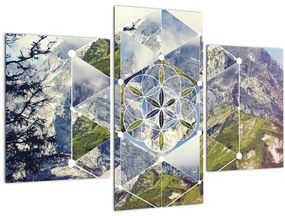 Tablou - Model geometric (90x60 cm)