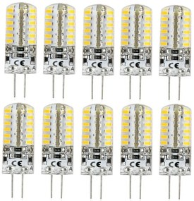 Set 10 x Becuri LED G4 – 5W, Lumină Caldă 3000K, 12V