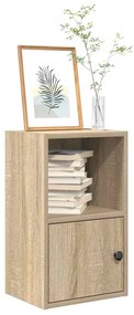 vidaXL Bibliotecă, stejar sonoma, 31x24x52 cm, lemn prelucrat