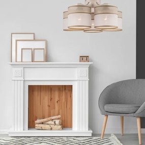 Lustr ANDREA 5xE27/60W/230V, montaj plafon, finisaj fag