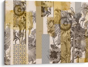 Tablou - Colaj cu floarea-soarelui (70x50 cm)