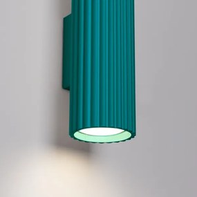 Brilagi - Aplica LED de perete CRESTO, 2 x GU10/10W/230V, 20 cm, turcoaz