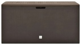 49447 vidaXL Ladă de depozitare pentru grădină, maro, 114 x 47 x 60 cm