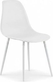 OFERTA Scaun de masa OSAKA din plastic, alb II. calitate