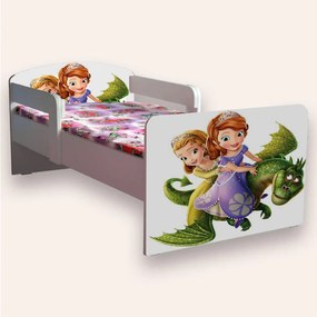 Pat Sofia 2 Mic 2-6 ani 130x60 cm cu paravane laterale Fara saltea CMG51886562836820