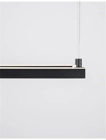 Lustra suspendata LED dimabila design modern ETERNA negru NVL-9990736
