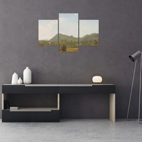 Tablou - Simon Denis,  View Near Naples, reproducere (90x60 cm)