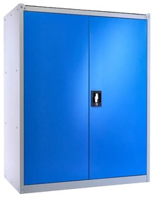 Cutie de scule metalica, 92 x 50 x 117 cm, incuietoare cu cilindru, albastru - ral 5012