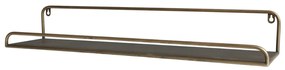 Raft de perete, din metal auriu, Sin