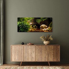 Tablou - Pod prin râu (120x50 cm)