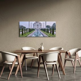 Tablou - Taj Mahal în răsăsrit de soare (120x50 cm)