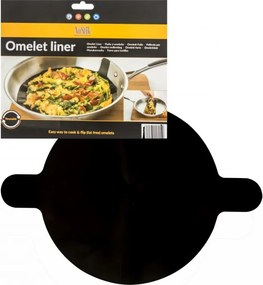 Pad antiaderent pentru tigaie NoStik DDD 430, Diametru 24 cm, Pana la 260°C, Pentru omleta, Reutilizabil, Negru