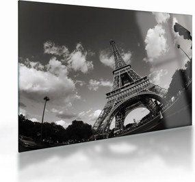 Tablou pe sticlă - Turnul Eiffel din Paris (70x50 cm)