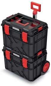 Set valiză A cu roți, 54,6 x 38 x 78,5 cm, negru
