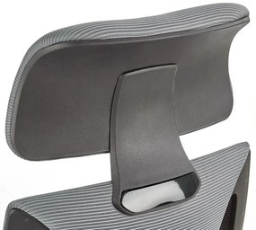 Scaun de birou Valdez, gri / negru