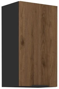 Dulap superior de bucătărie Monzesa 40 G 72 1F (nuc okapi + negru) . 1096964