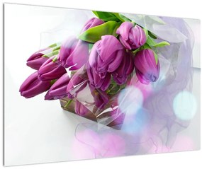 Tablou - buchet de lalele (90x60 cm)
