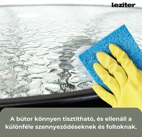 Set mobilier de grădină Tessa 4+1 negru