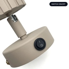 Brilagi - Aplica de perete cu spot CRISPINA 1xGU10/10W/230V bej