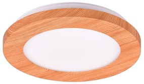 Plafonieră în culoare naturală LED ø 17 cm Camillus – Trio