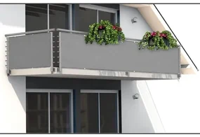 Deuba Paravan de balcon 5m - gri